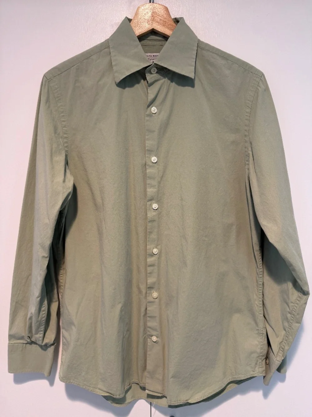 BANANA REPUBLIC MEN'S DRESS SHIRT - SIZE SMALL - STRECH